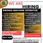 Krones machine Operator